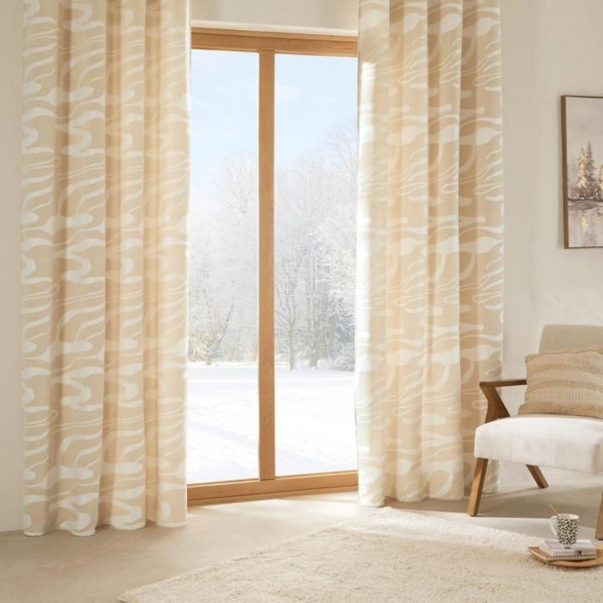 ATMOSPHERA Rideaux /Blanc Atmosphera Madini 140x260cm