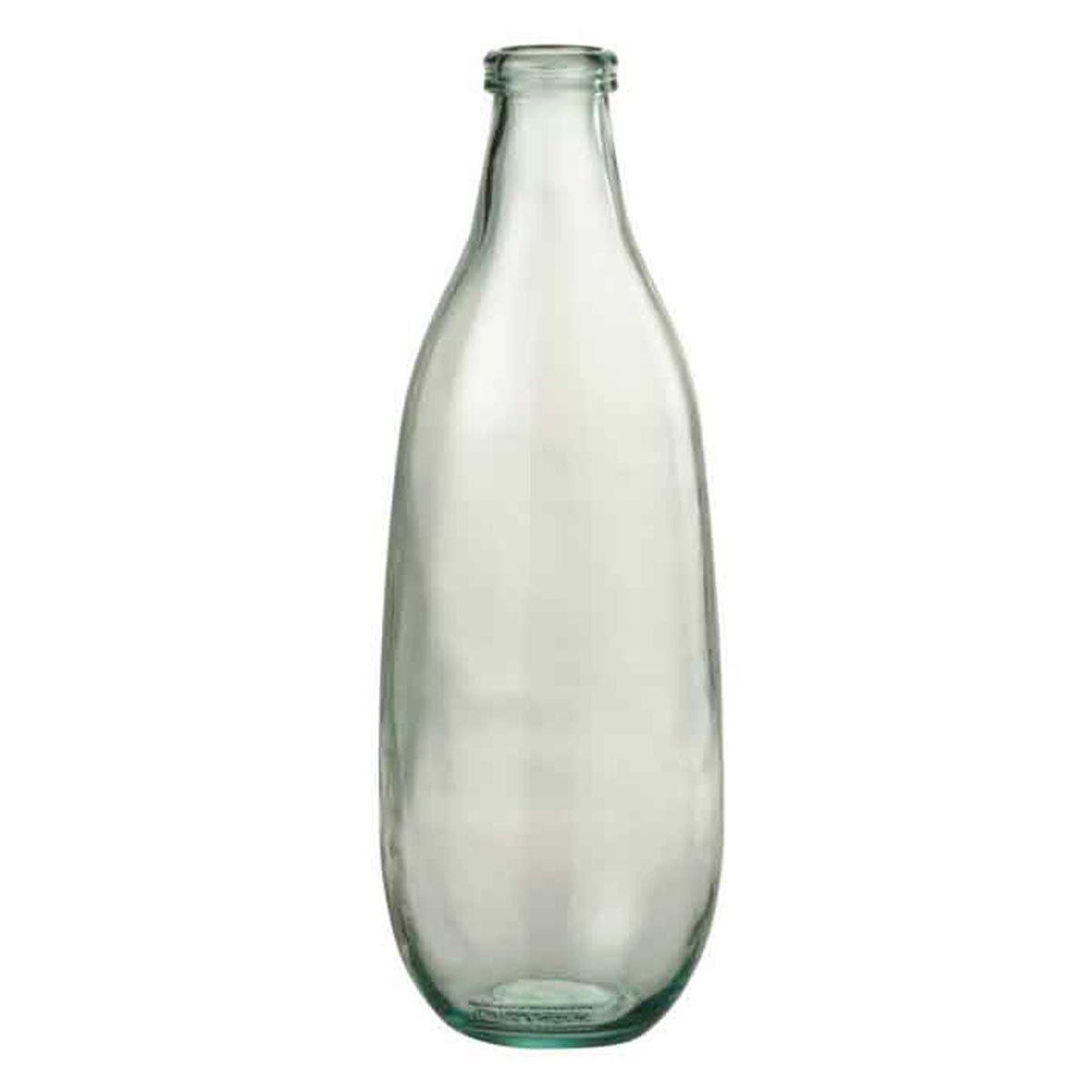 Voir la diapositive 1 : J-LINE Vase design en verre  bouteille  41cm transparent