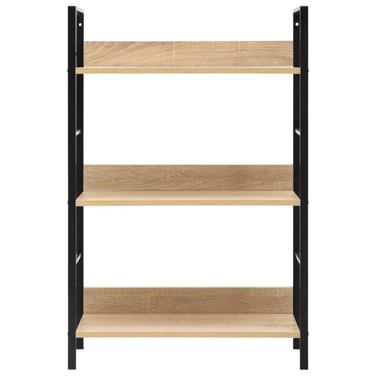 VIDAXL Bibliotheque a 3 niveaux chene 60x27,6x90,5cm bois d'ingenierie