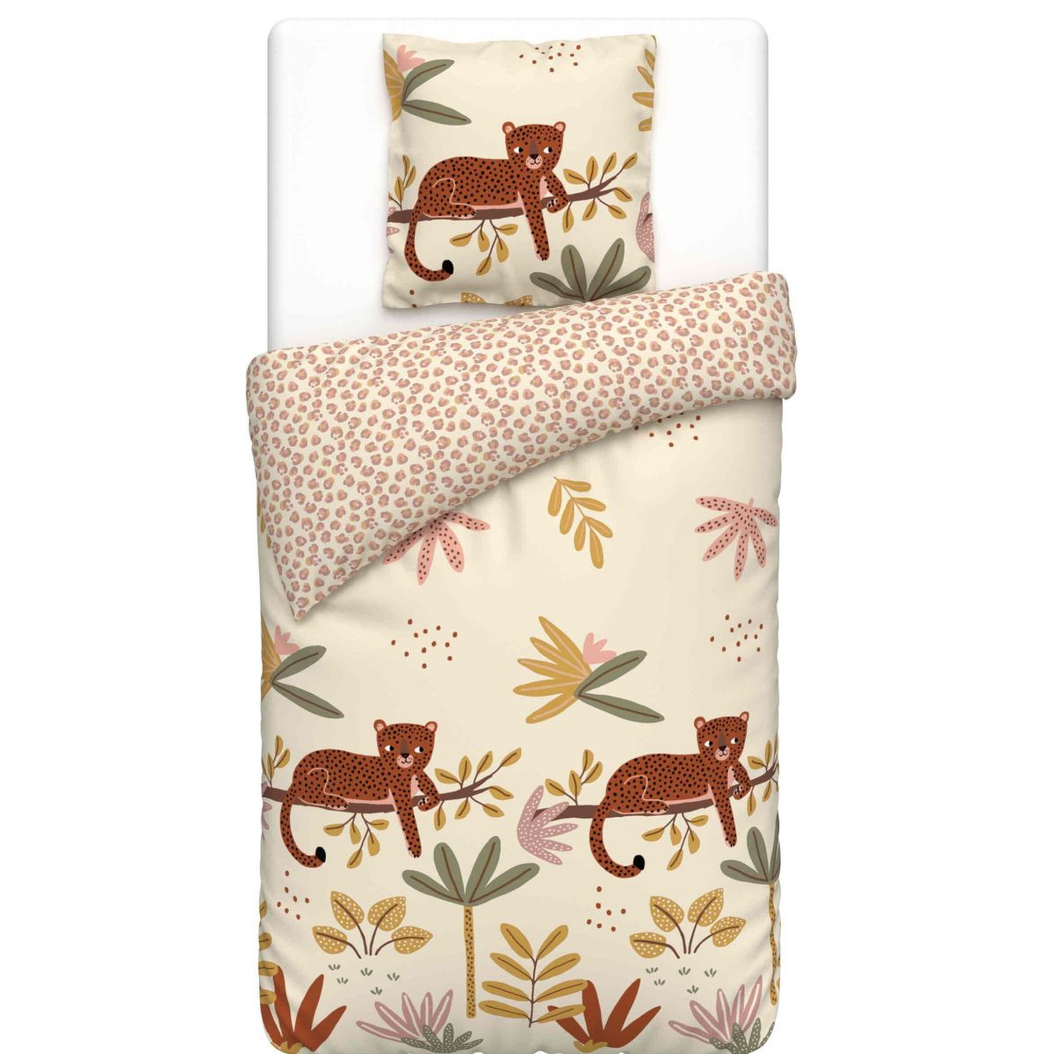 ACTUEL Parure housse de couette enfant en coton LEA