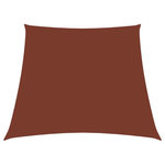 VIDAXL Voile de parasol Tissu Oxford trapeze 2/4x3 m Terre cuite