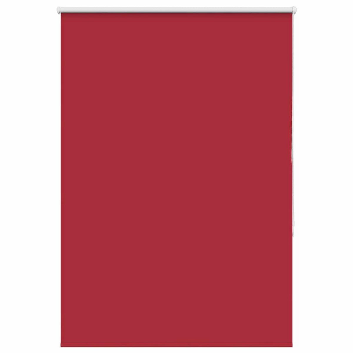 VIDAXL Store enrouleur occultant rouge largeur du tissu 110,7 cm