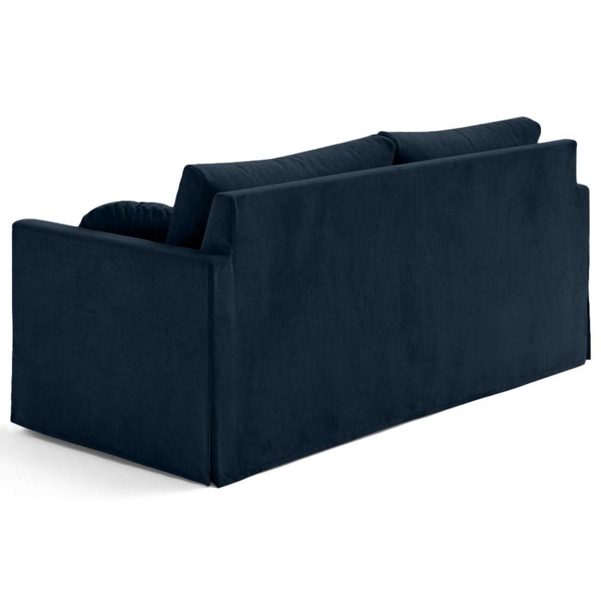 LISA DESIGN Serena - canapé droit déhoussable 3 places en velours