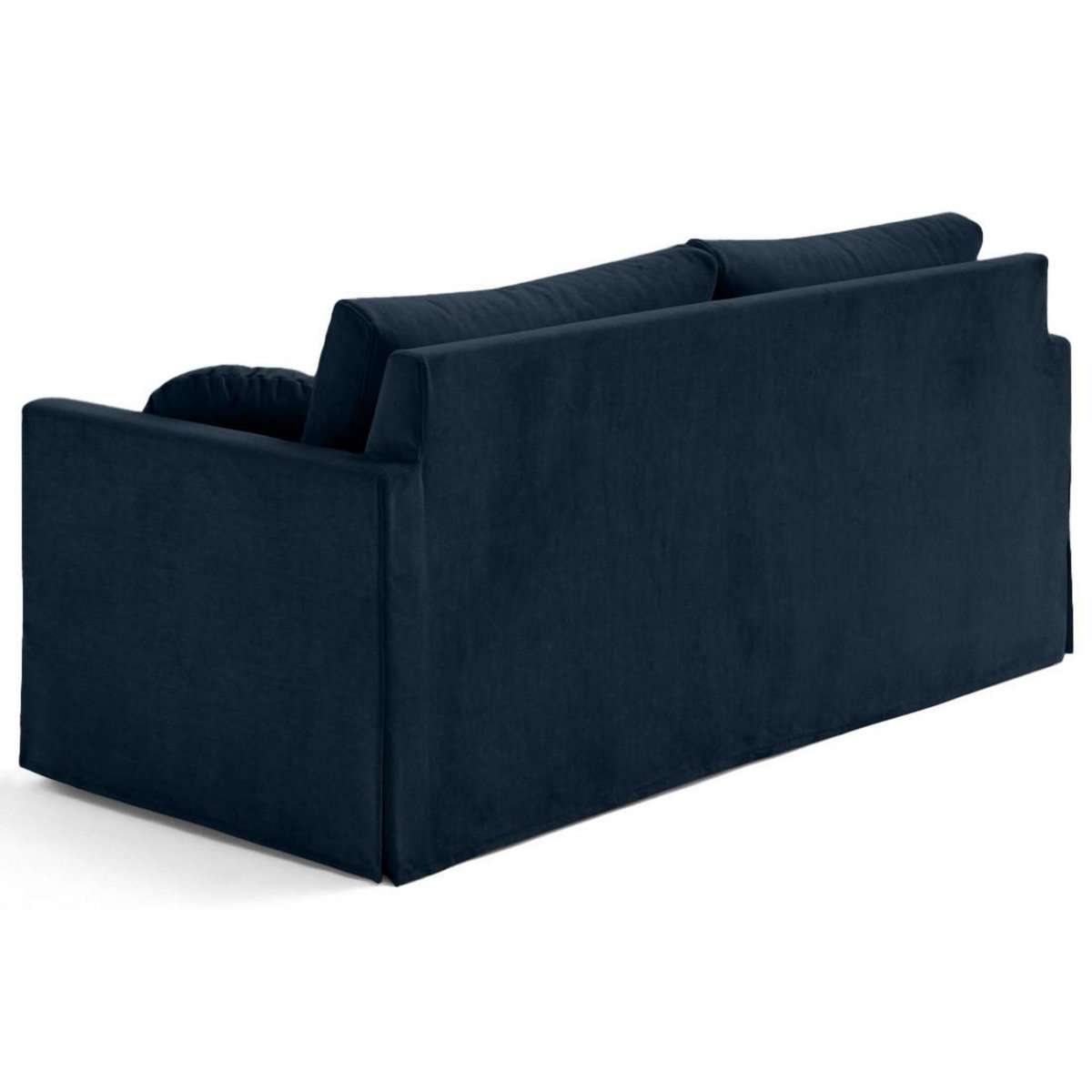 LISA DESIGN Serena - canapé droit déhoussable 3 places en velours