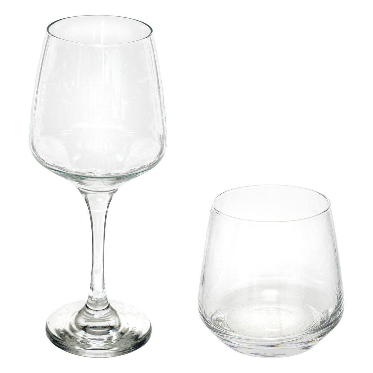 SECRET DE GOURMET Service de verres 12 pièces ELAYA - Transparent