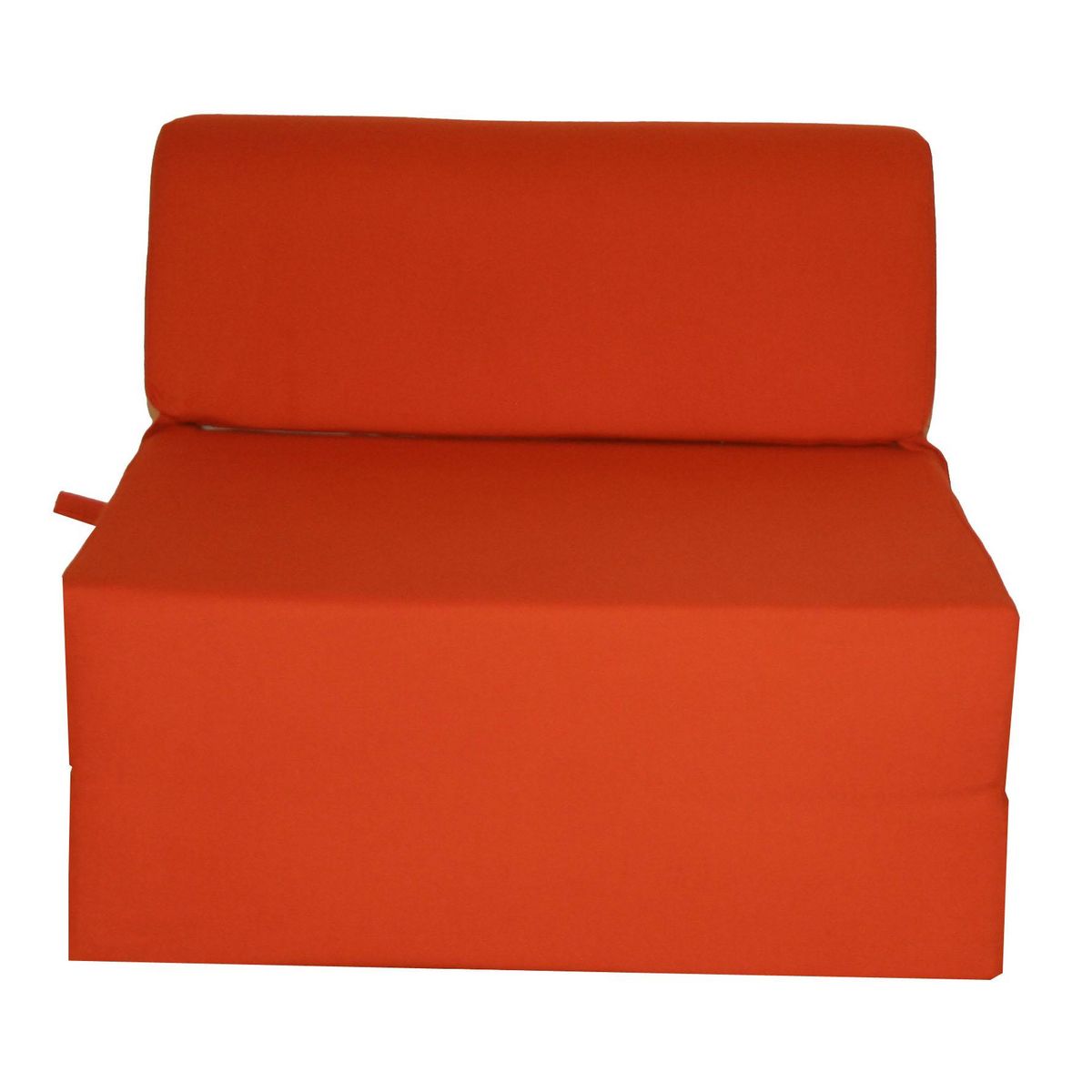 Chauffeuse convertible 1 place en tissu uni CHAPI