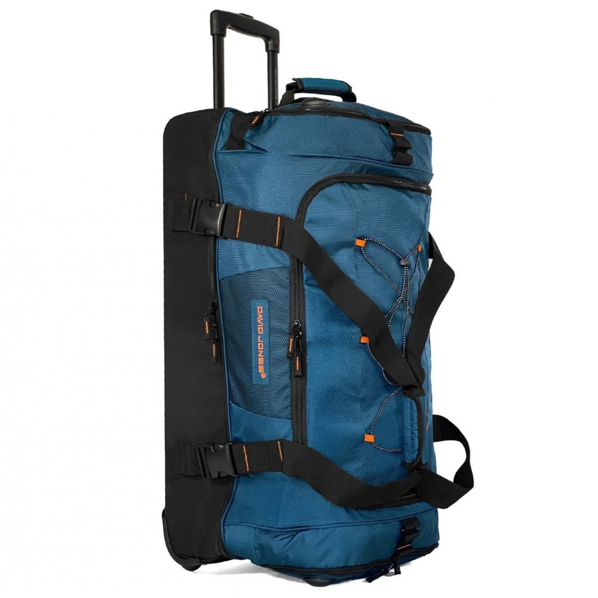 David Jones Sac de voyage à roulettes 100L double compartiment 78cm