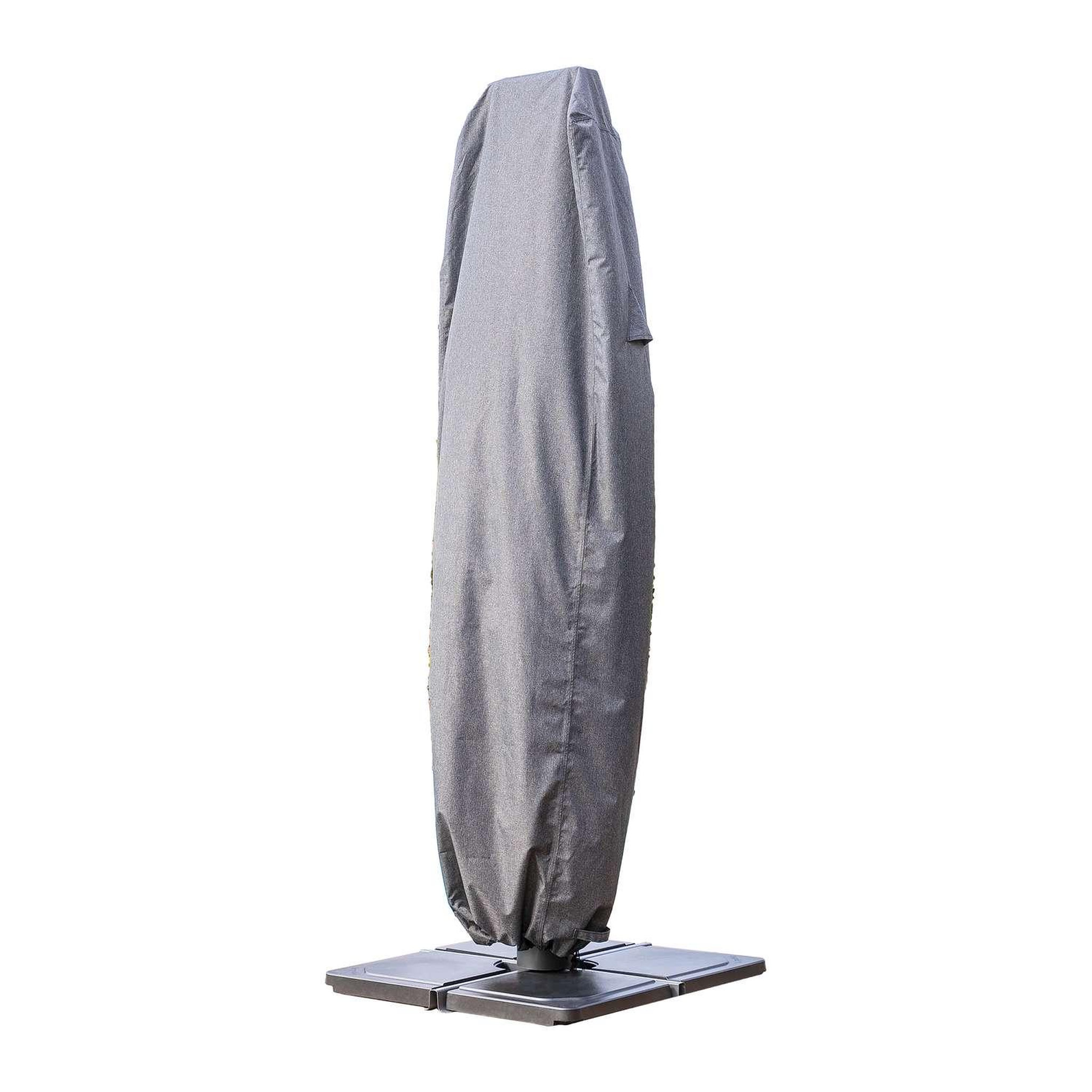 HESPERIDE Housse de protection pour parasol décentré l hambo - 70 x 40 x 257 cm - gris