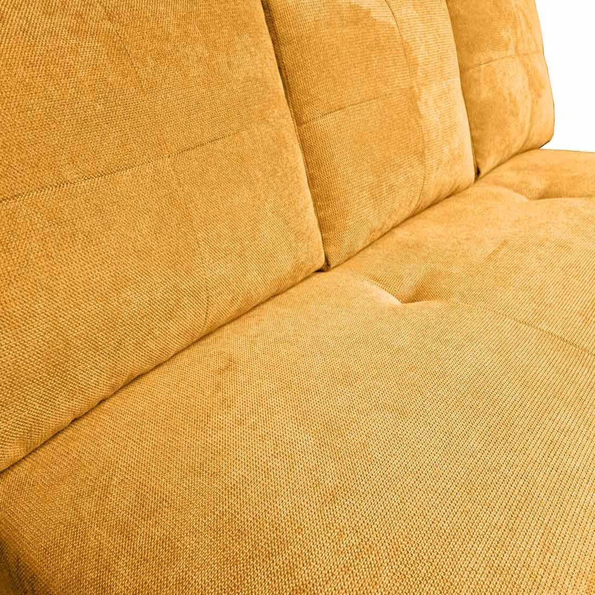 Voir la diapositive 5 : BEST MOBILIER Lucina - canapé droit 3 places - convertible avec coffre - en velours