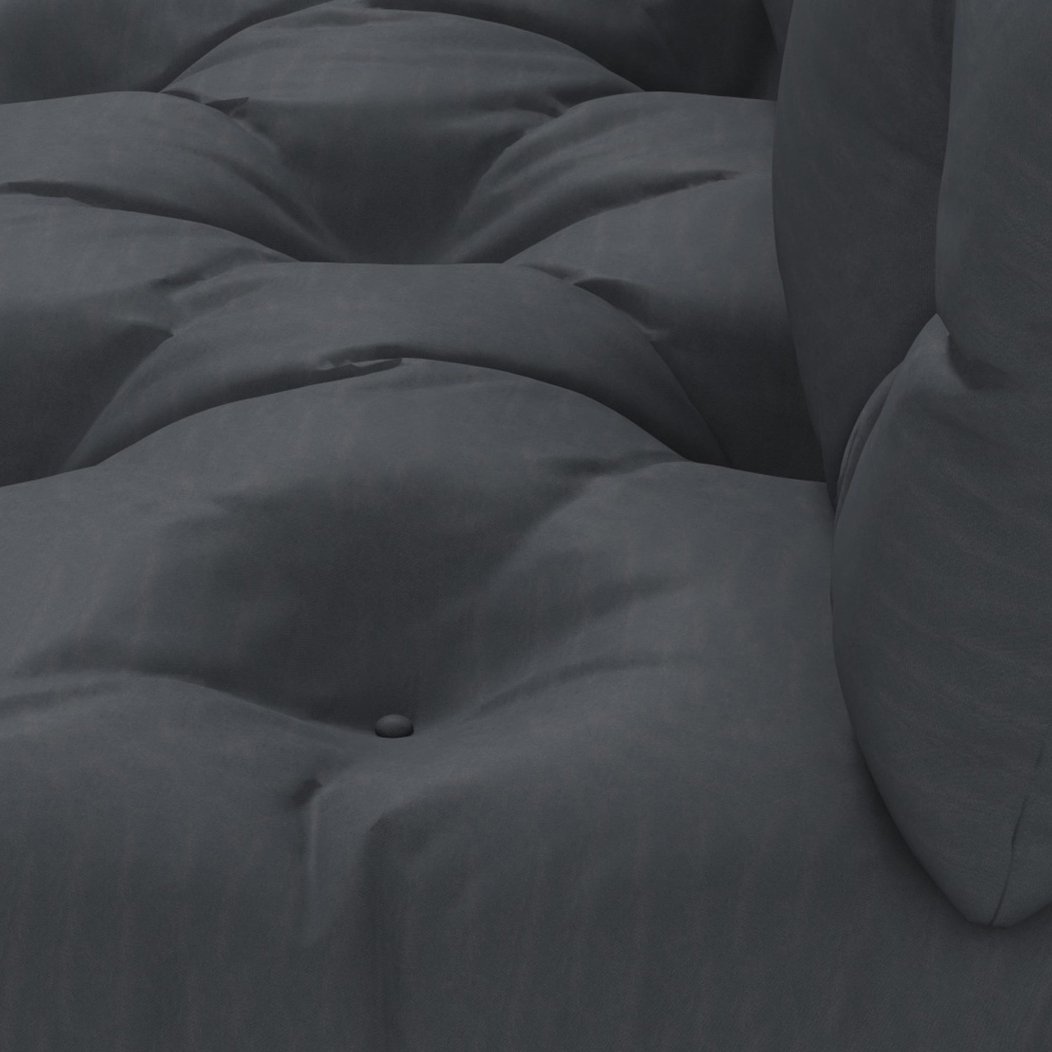 Voir la diapositive 6 : OUTSUNNY Ensemble de 2 coussins d'extérieur assise dossier canapé gris