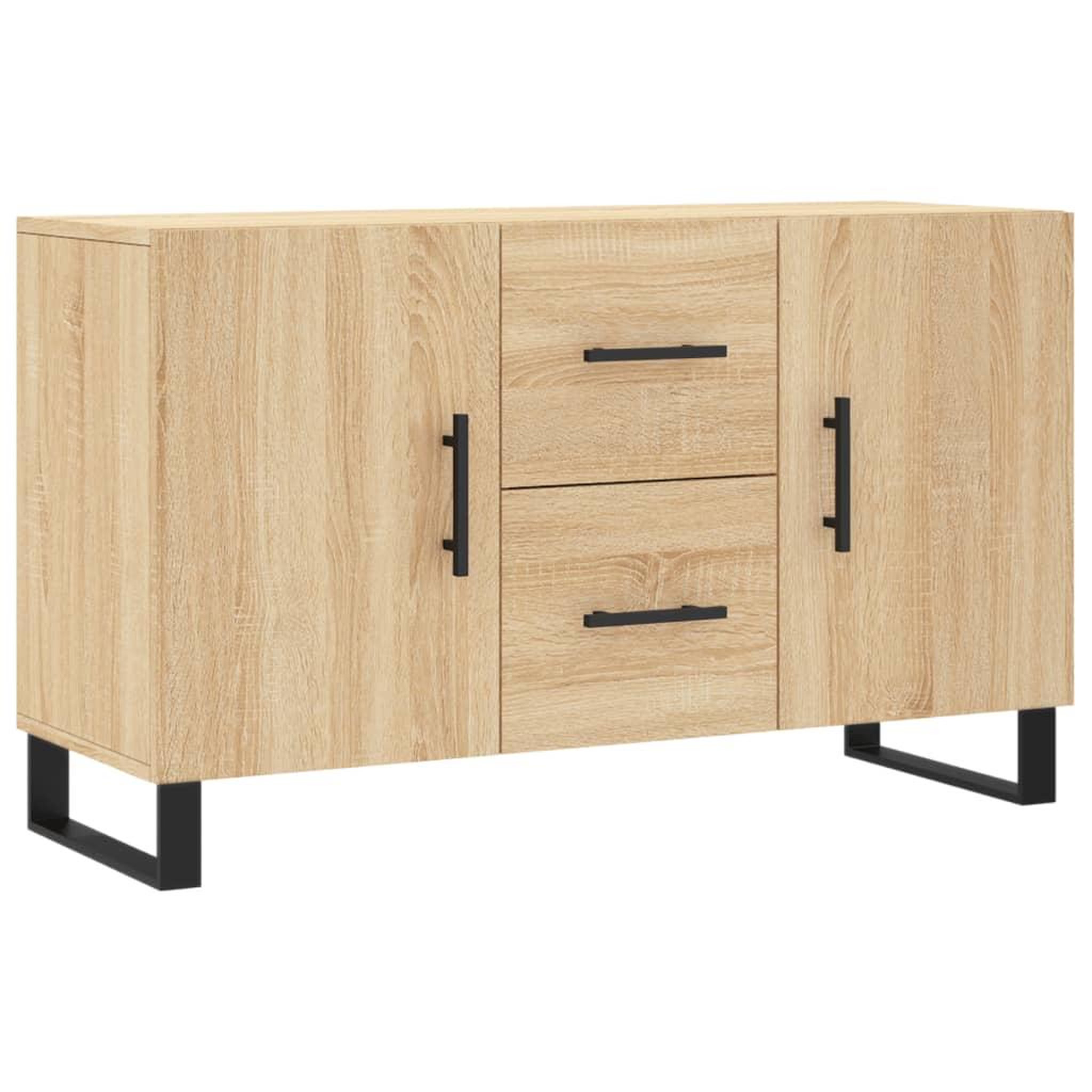 Voir la diapositive 2 : VIDAXL Buffet chene sonoma 100x36x60 cm bois d'ingenierie