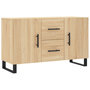 Voir la diapositive 2 : VIDAXL Buffet chene sonoma 100x36x60 cm bois d'ingenierie