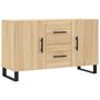 Voir la diapositive 2 : VIDAXL Buffet chene sonoma 100x36x60 cm bois d'ingenierie