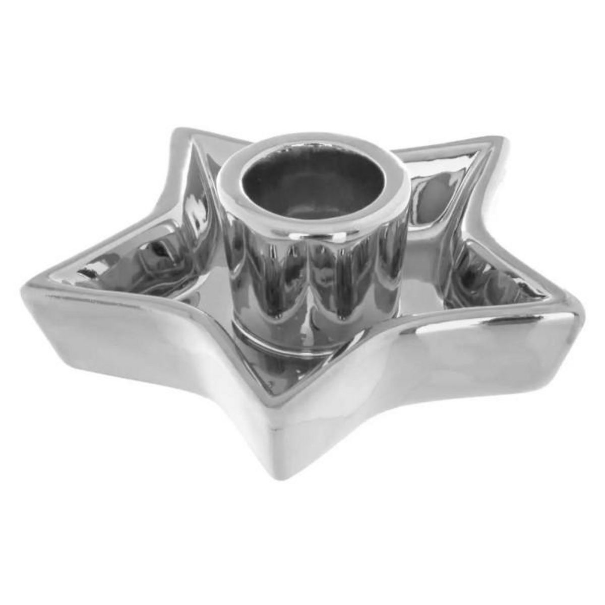 ATMOSPHERA Photophore Étoile  La Maison des Couleurs  10cm Argent