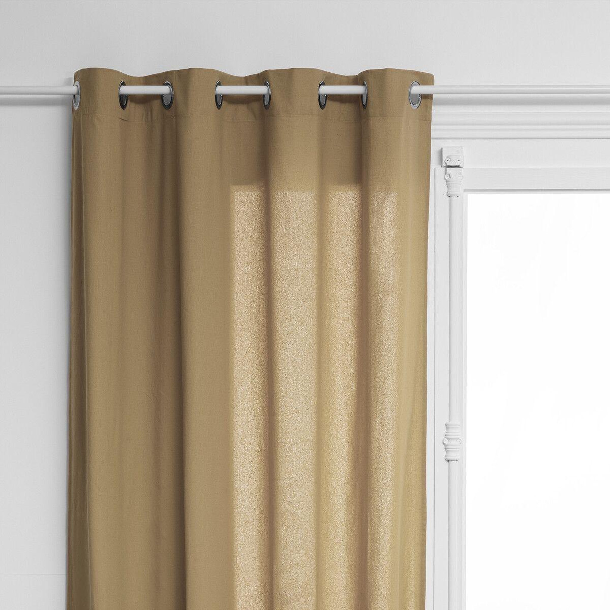 Voir la diapositive 2 : ATMOSPHERA Rideau à oeillets  everly  135x240cm beige lin