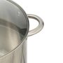 Voir la diapositive 4 : FIVE Marmite en Inox  Couvercle en Verre  13L Argent