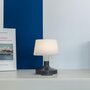 Lumisky Lampe de table touch LED HELEN ROCK Gris Polyéthylène H21CM