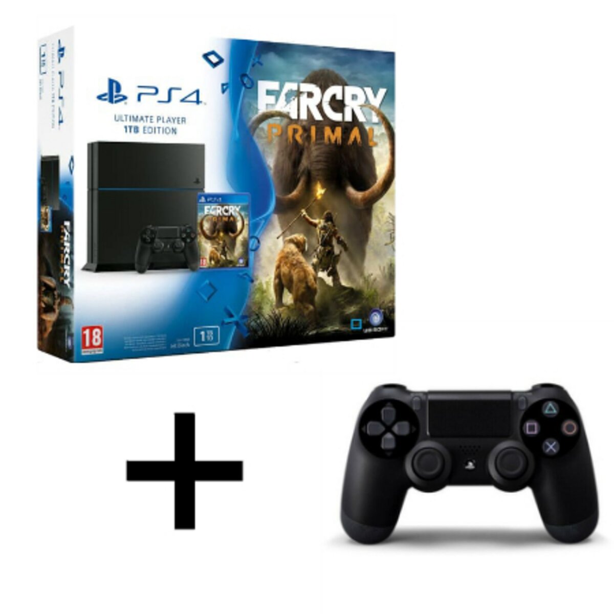 PS4 1To Far Cry Primal + Dual Shock 4