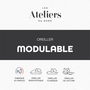 Voir la diapositive 4 : ATELIERS DU NORD Oreiller modulable
