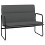 Voir la diapositive 2 : VIDAXL Banc Gris fonce 100x64x80 cm Tissu