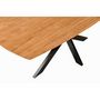 Voir la diapositive 4 : Paris Prix Table à Manger en Bois  Darryl  180cm Naturel