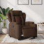 Voir la diapositive 1 : VIDAXL Fauteuil inclinable electrique Marron Tissu