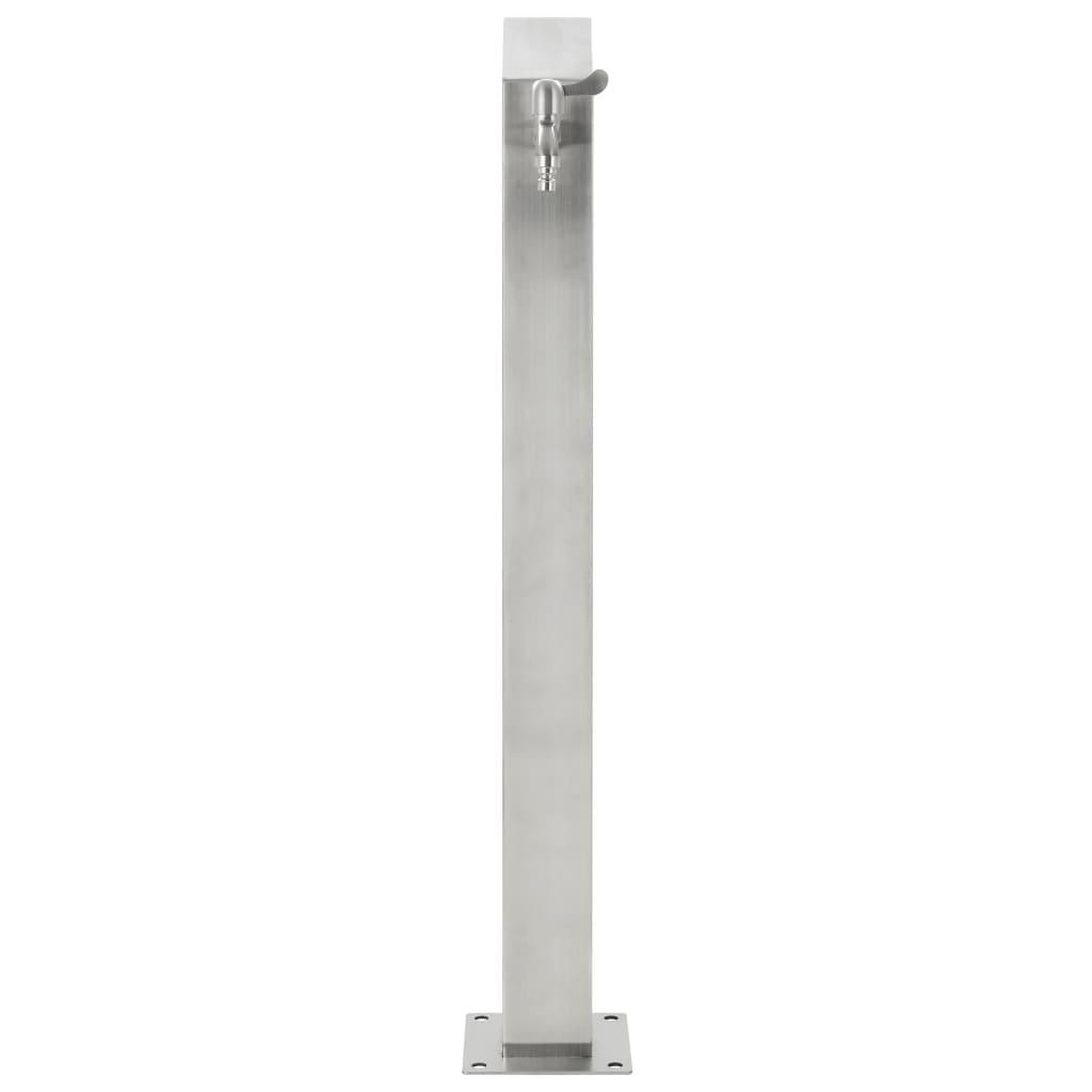 Voir la diapositive 2 : VIDAXL Colonne a eau de jardin carree acier inoxydable 95 cm