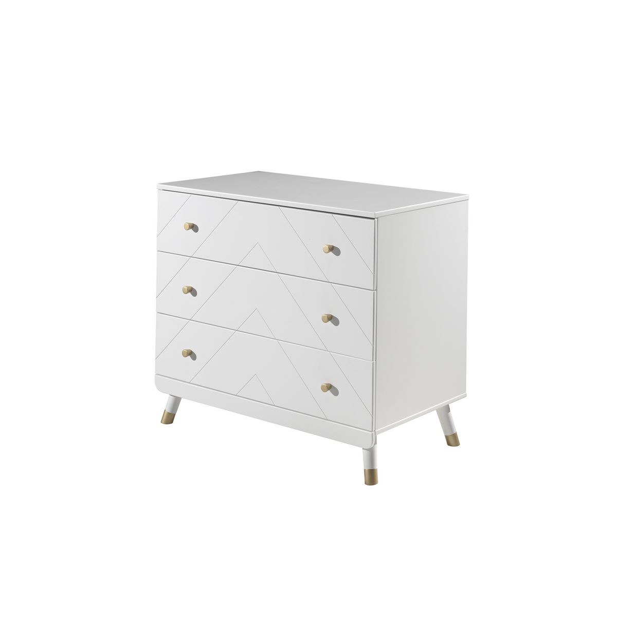 Commode 3 tiroirs L100cm EMMY