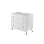 Voir la diapositive 2 : Commode 3 tiroirs L100cm EMMY
