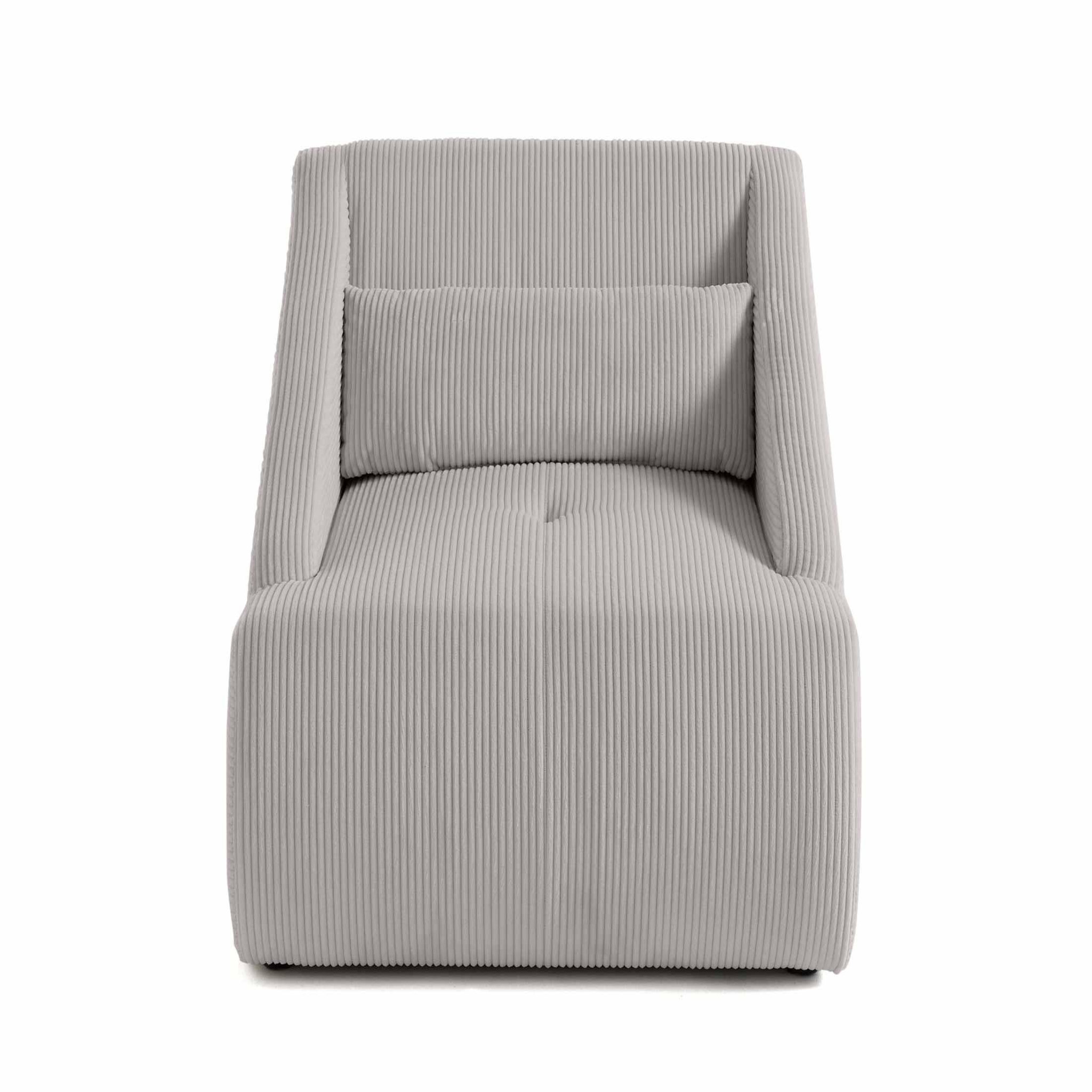 Voir la diapositive 1 : LISA DESIGN Onyx - fauteuil - en velours côtelé
