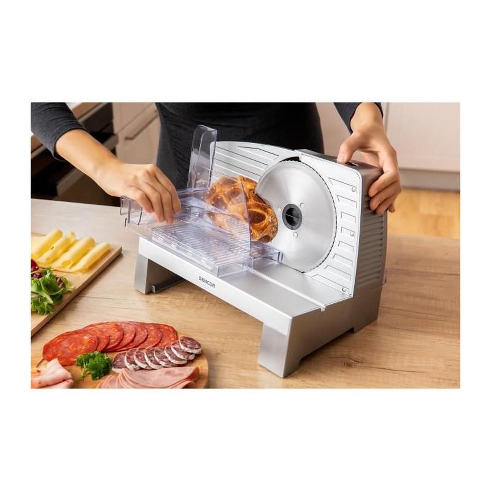 Voir la diapositive 2 : SENCO Trancheuse électrique - SENCOR - SFS 3050SL - 100 W - Argent
