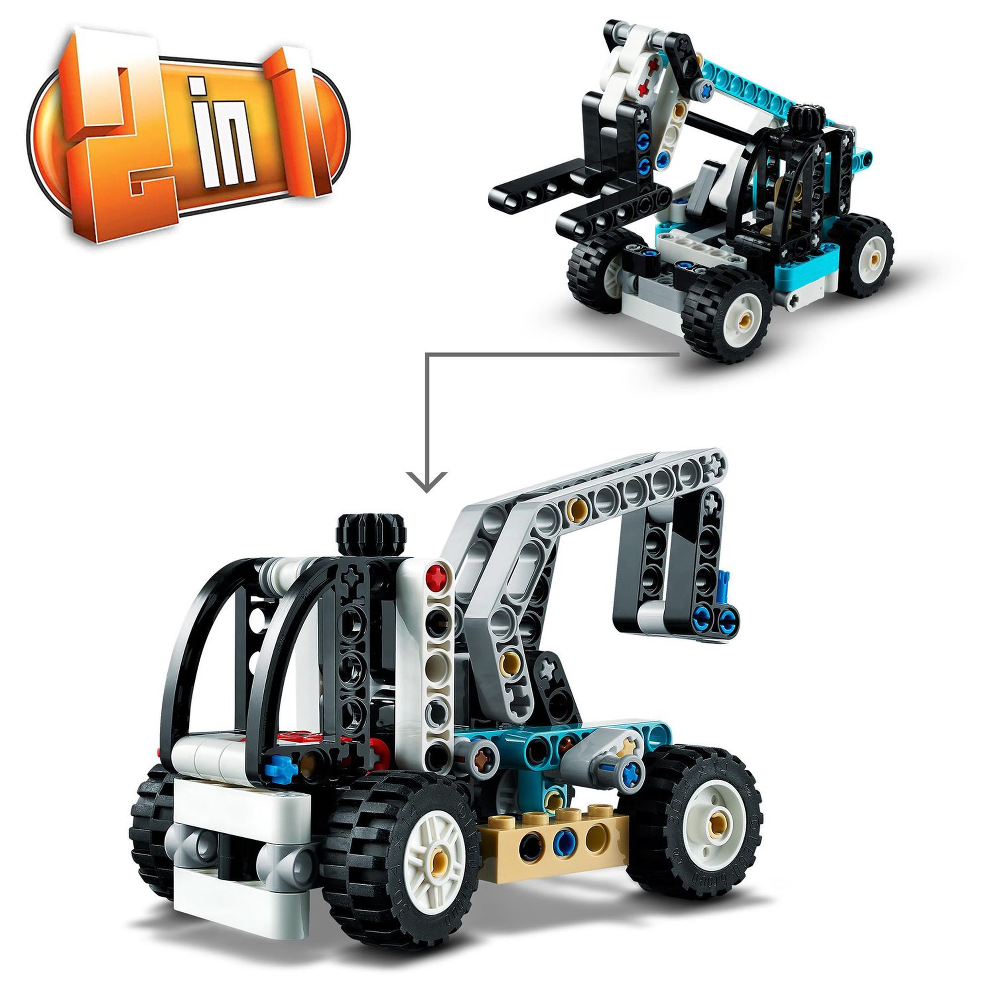 Voir la diapositive 6 : LEGO Technic 42133 - Le Chariot Élévateur