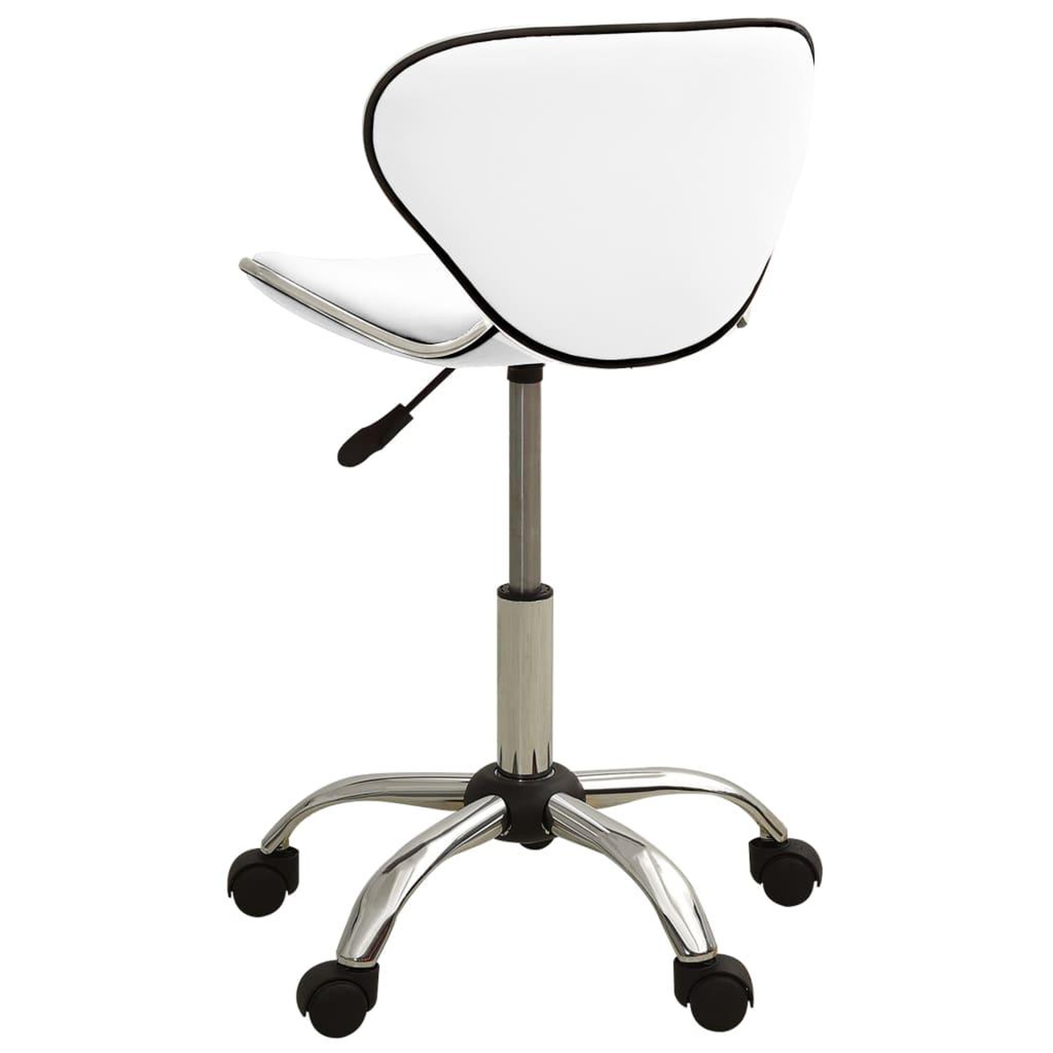 Voir la diapositive 3 : VIDAXL Chaise de bureau Blanc Similicuir