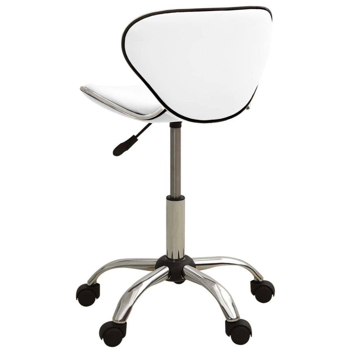 VIDAXL Chaise de bureau Blanc Similicuir