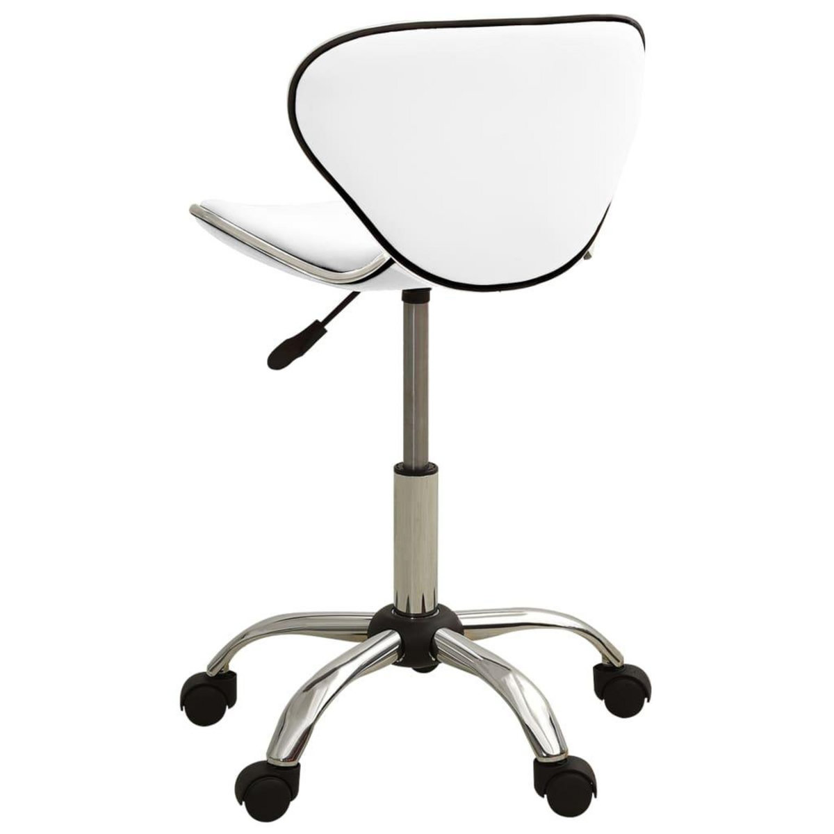VIDAXL Chaise de bureau Blanc Similicuir