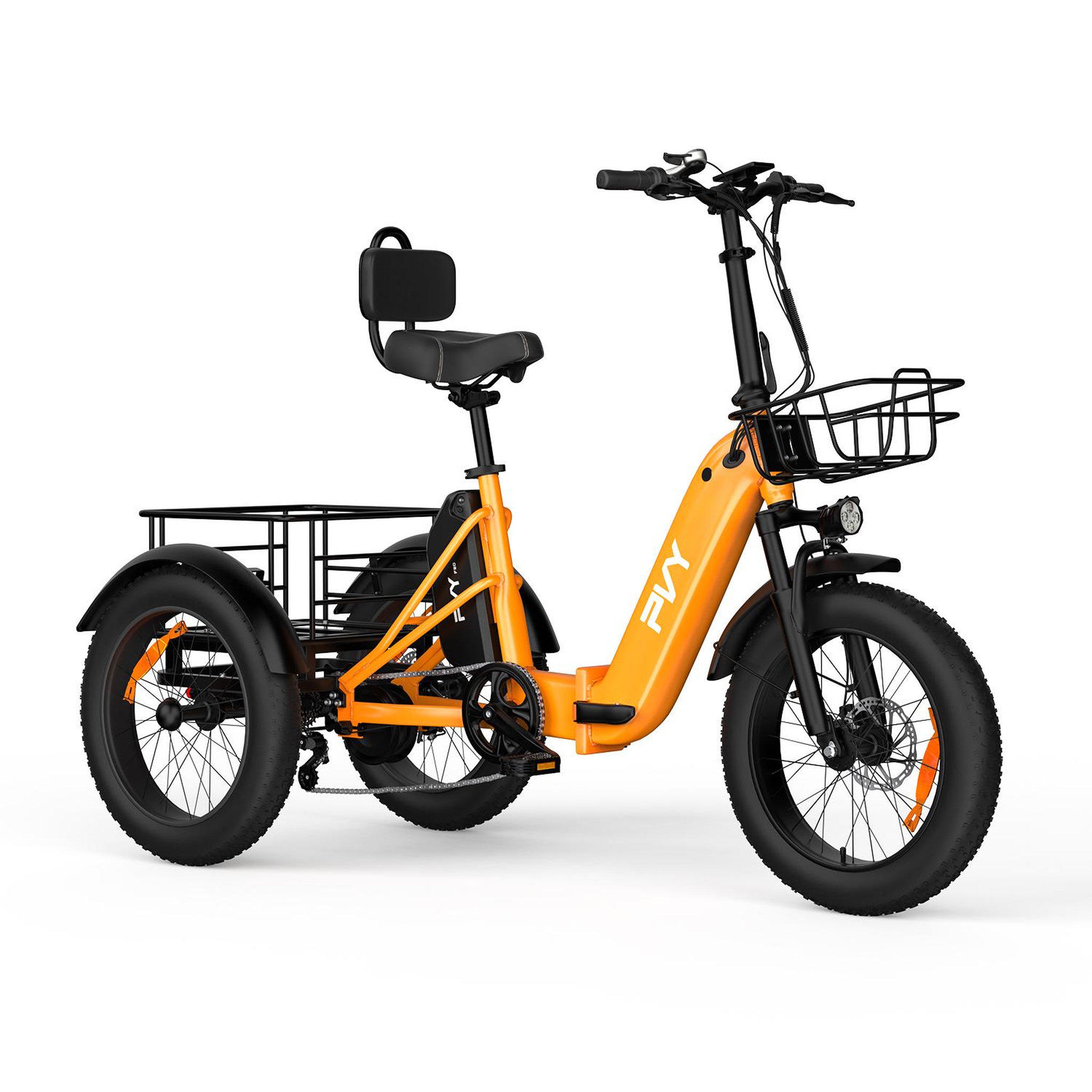 Voir la diapositive 3 : PVY Tricycle électrique de cargaison de pvy f20