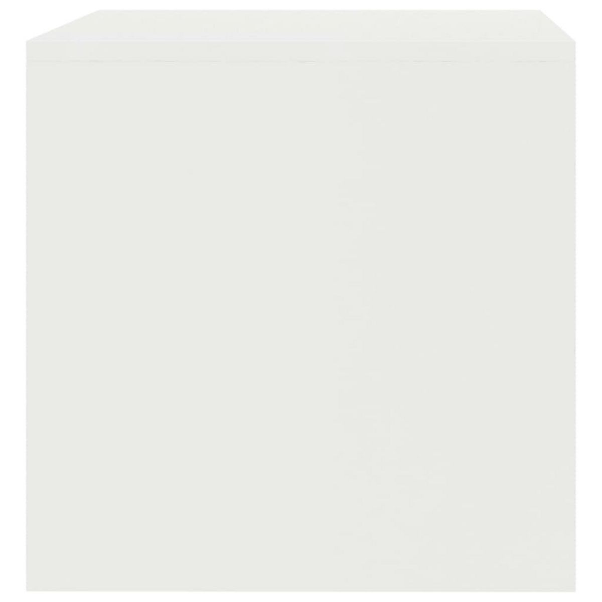 VIDAXL Meuble TV Blanc 80x40x40 cm Bois d'ingenierie