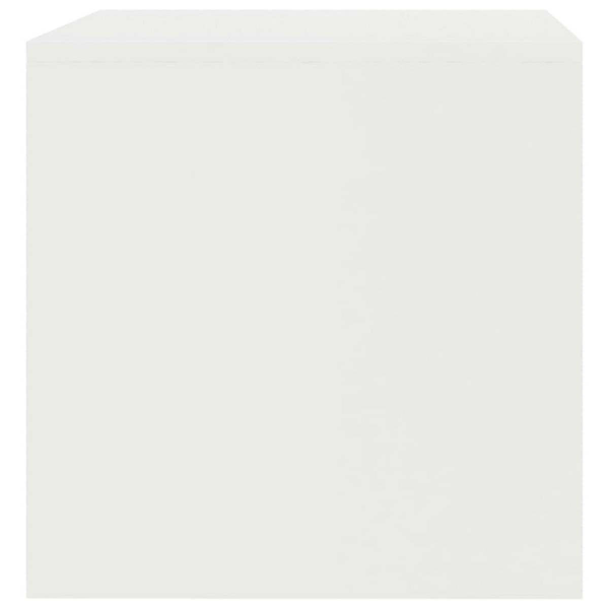 VIDAXL Meuble TV Blanc 80x40x40 cm Bois d'ingenierie