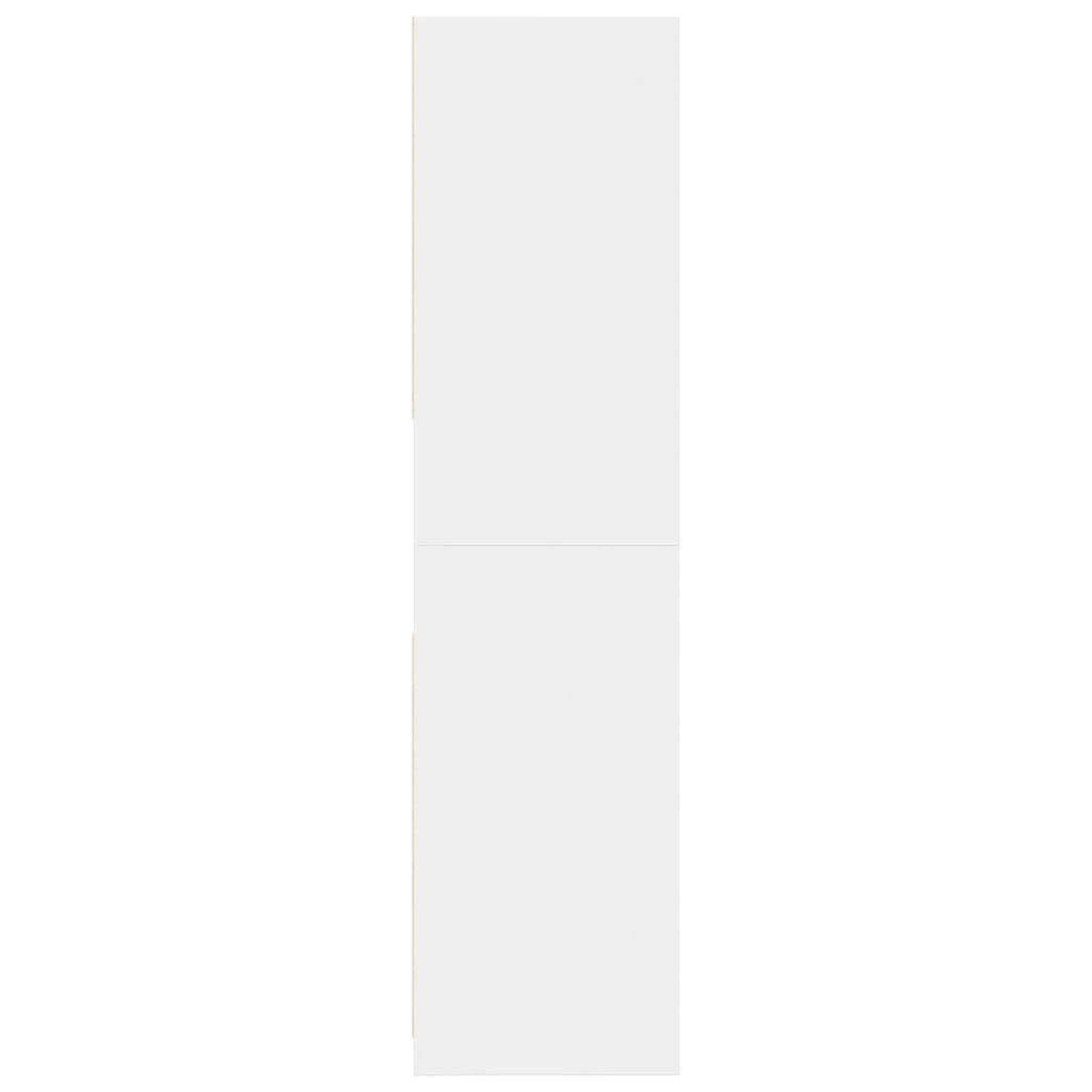Voir la diapositive 5 : VIDAXL Garde-robe blanc 80x50x200 cm bois d'ingenierie