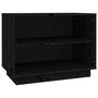 Voir la diapositive 2 : VIDAXL Armoire a chaussures Noir 60x34x45 cm Bois de pin massif