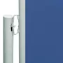 VIDAXL Auvent lateral retractable de patio 220x600 cm Bleu