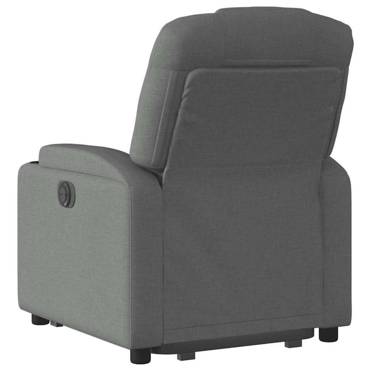 VIDAXL Fauteuil inclinable electrique gris fonce tissu
