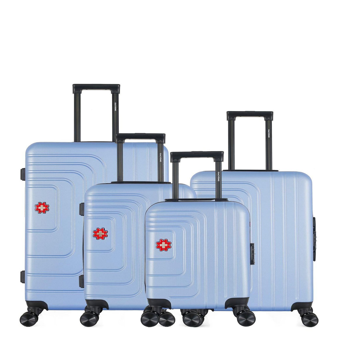 SWISS KOPPER SWISS KOPPER - Lot de 4 - Valises grand format, weekend, cabine, cabine XXS RUTI