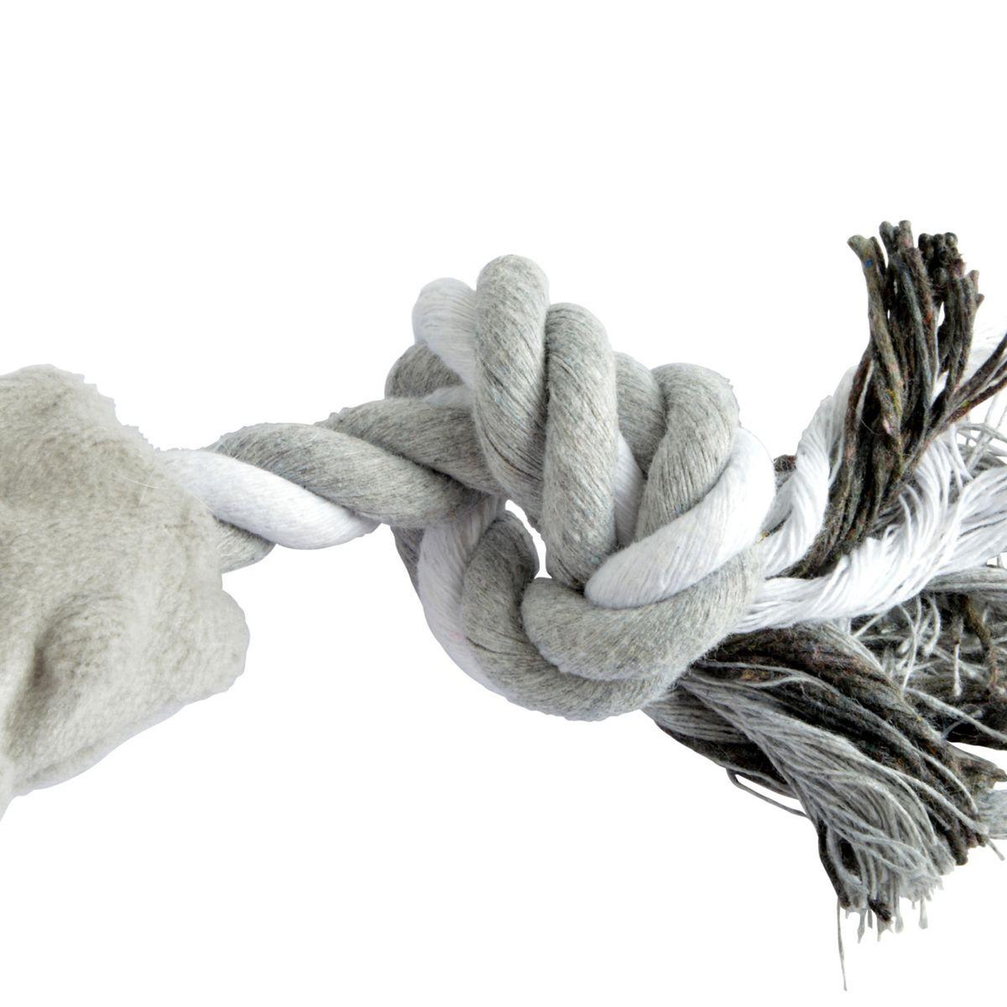 Voir la diapositive 3 : LOVE STORY Jouet peluche chien  raton 4 nœuds  37cm gris