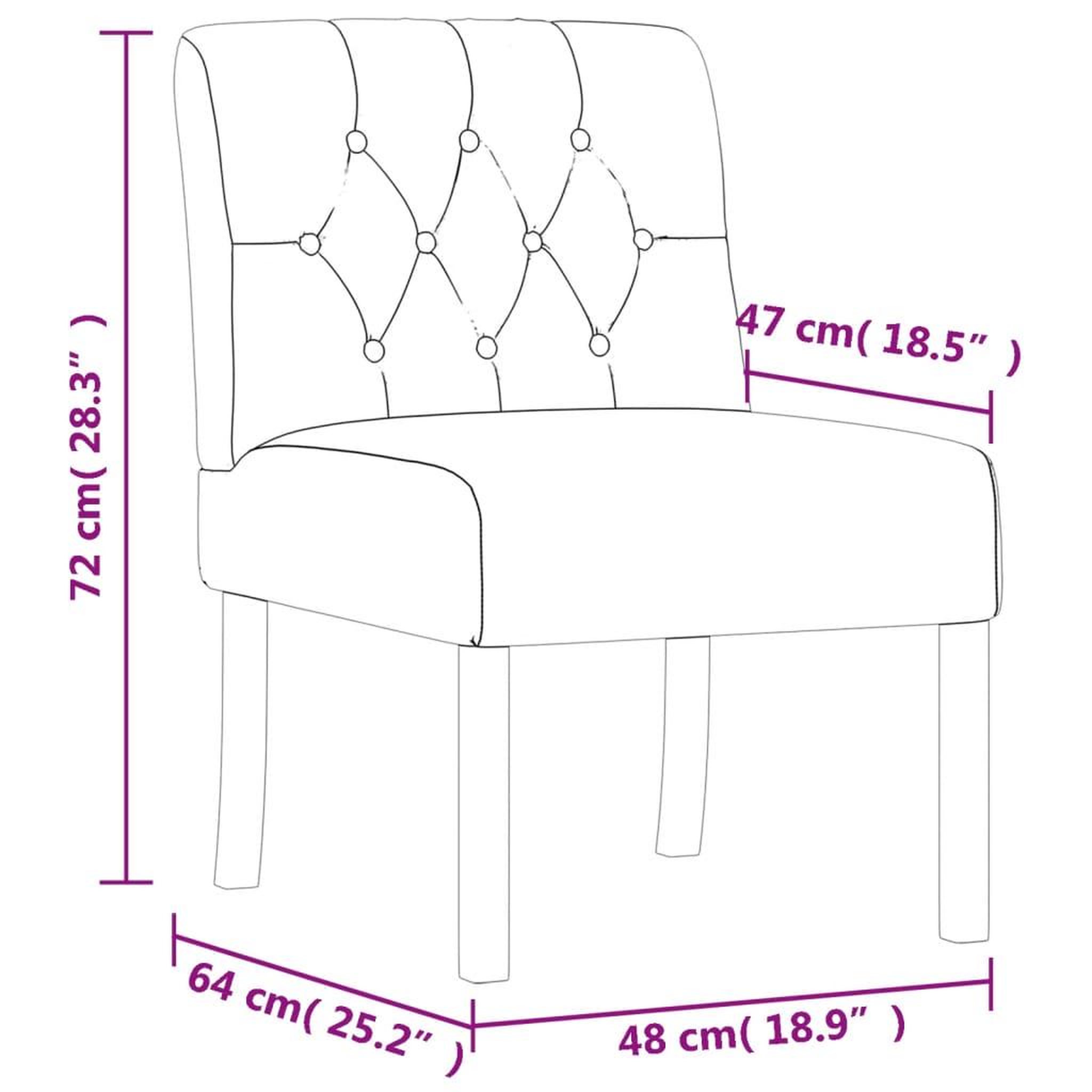 Voir la diapositive 6 : VIDAXL Fauteuil sans accoudoirs lin design de boutons