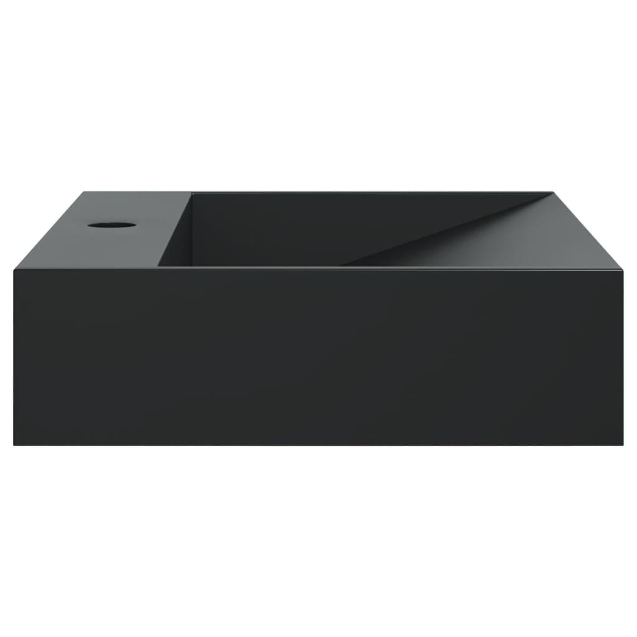 Voir la diapositive 5 : VIDAXL Vasque 50x38x11 cm fonte minerale/marbre noir mat