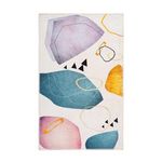 Paris Prix Tapis Tissé à Poils Plats  Picassa II  Multicolore. Coloris disponibles : Multicolore