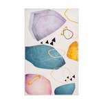 Paris Prix Tapis Tissé à Poils Plats  Picassa II  Multicolore. Coloris disponibles : Multicolore