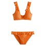 INEXTENSO Bikini avec volants orange femme