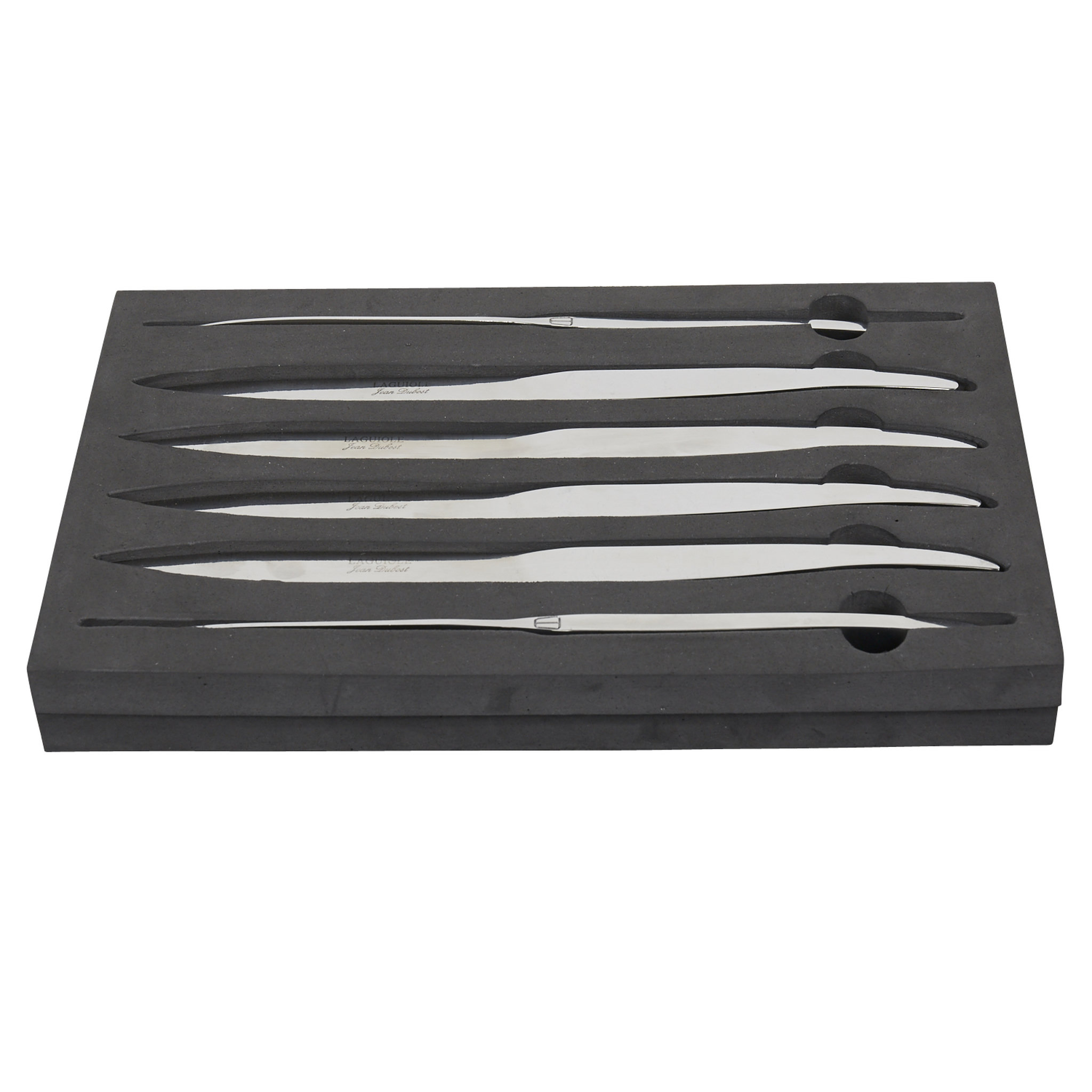 Voir la diapositive 2 : Laguiole Coffret 6 couteaux à steack Styl'up Inox 